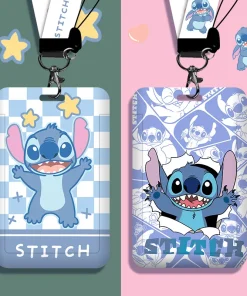 Tarjetero de credenciales de identificación de Disney Stitch