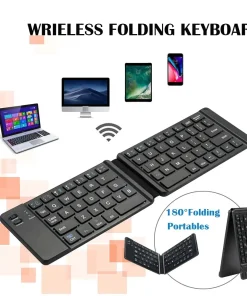 Teclado Plegable Bluetooth para iPad Móvil Táblet