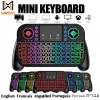 Teclado inalámbrico mini V8 2,4 G y 7 colores