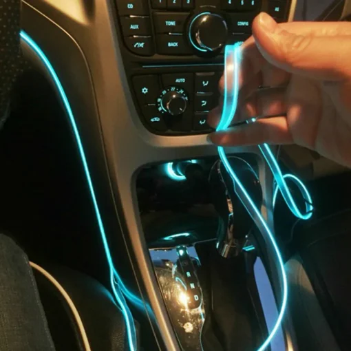 Tira LED de ambiente interior para coche 5m