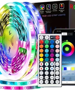 Tiras LED RGB con control remoto