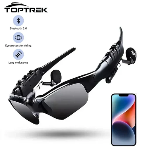 Toptrek Gafas Ciclistas Inalámbricos 5.0