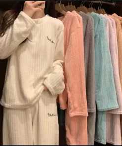 Traje de pijama para invierno, hogar para mujer