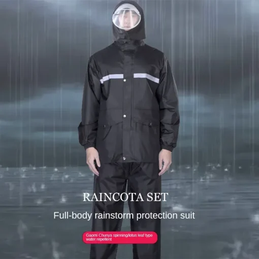 Traje impermeable y pantalones de lluvia