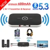 Transmisor y receptor Bluetooth 5.3 2 en 1