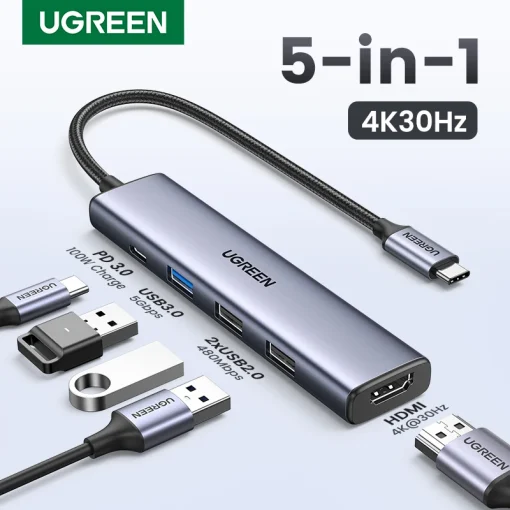 UGREEN 5 en 1 USB C Hub