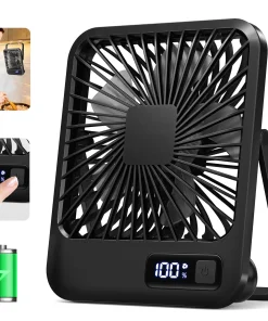 Ventilador de escritorio, ventilador recargable USB portátil