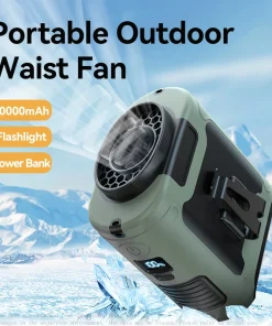 Ventilador portátil de waist al aire libre de 10000mAh