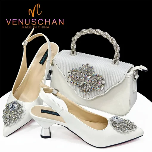 Venus Chan 2024 Zapato Mujer Alto Boda Punta