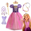 Vestido de Rapunzel, princesa Disney