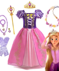 Vestido de Rapunzel, princesa Disney