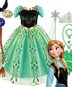 Vestido de fiesta de Halloween Disney Frozen Elsa Anna