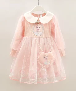 Vestido de princesa Elsa Nuevo para niñas