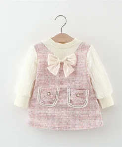 Vestido de princesa de niña de 9 meses a 3 años, otoño y primavera