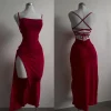 Vestido halter con tirantes explosivo 2024