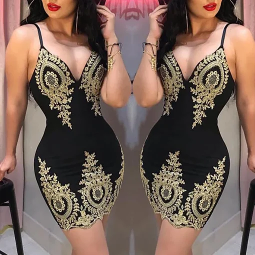 Vestido halter para fiesta de verano, sexy