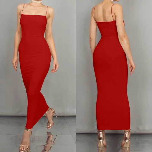 Vestido largo de verano para mujer JZ461