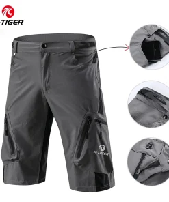 X-TIGER Pantalones Cortos Bici Montaña