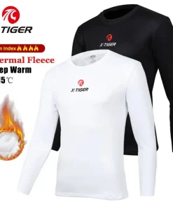 X-TIGER Ropa interior térmica manga larga para ciclismo