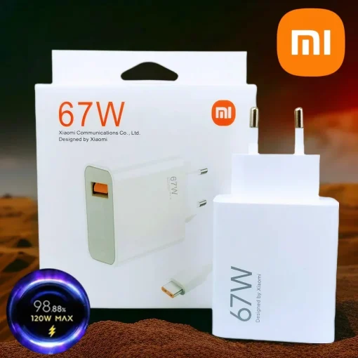 Xiaomi Cargador 67W Turbo Carga rápida