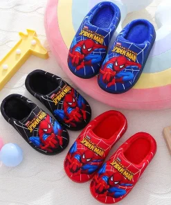 Zapatillas Spider Man algodón niños invierno