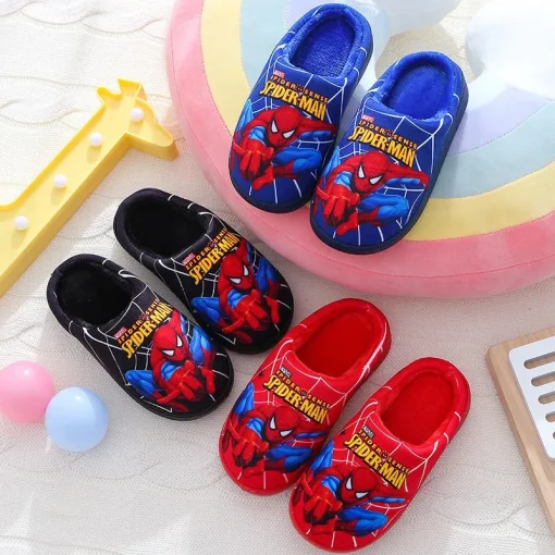 Zapatillas Spider Man algodón niños invierno