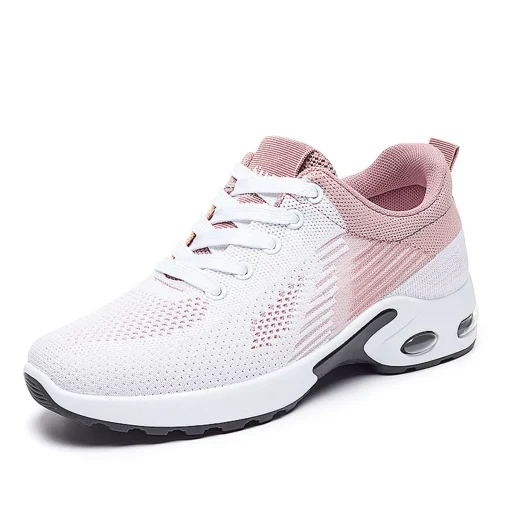 Zapatillas de correr transpirables con cordones para mujer (50)