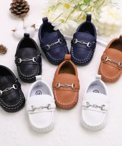 Zapatos casuales sin cordones para niño, cómodos