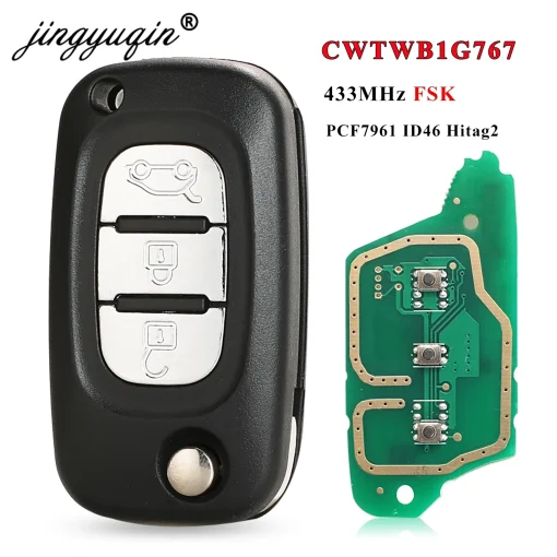 mando a distancia Jingyuqin 433MHz ID46 pcf7961