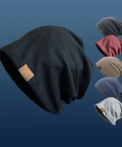 1 Gorro Tejido Cálido Hombre Mujer