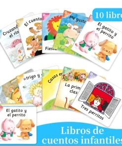 1 Juego de 10 Libros de Cuentos Infantiles