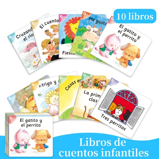 1 Juego de 10 Libros de Cuentos Infantiles