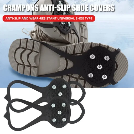 1 Par 5 Crampones Universal Profesional Escalada