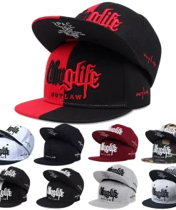 1 Ud. Gorra de béisbol hip hop bordada Thuglife