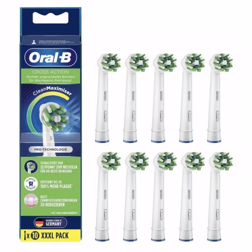 10 Cabezales Recambio Cepillo Eléctrico Oral-B