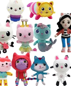 10 nuevos estilos de peluche de Gabby's Dollhouse