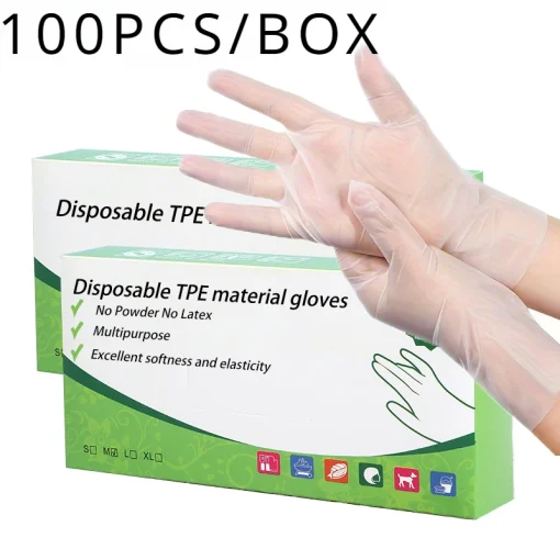 100200 ud Guantes TPE Desechables