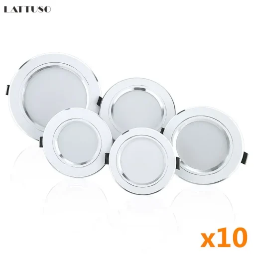 10pcsLote LED Downlight