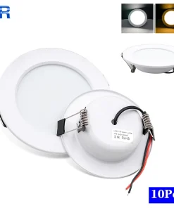 10uds Lote Downlight LED