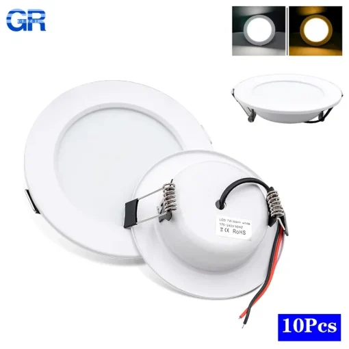 10uds Lote Downlight LED