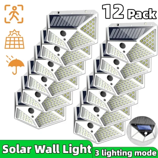 12 Luces solares para exteriores