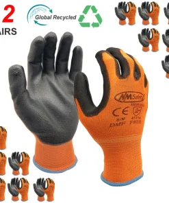 12 pares de guantes de trabajo NMSafety