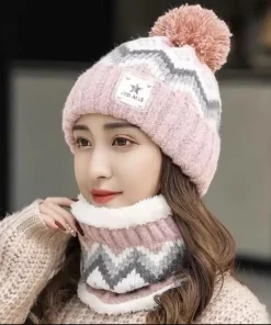 2 Gorros de invierno de Terciopelo para Mujer