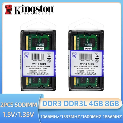 2x Kingston DDR3LDDR3 RAM para portátiles, 84GB