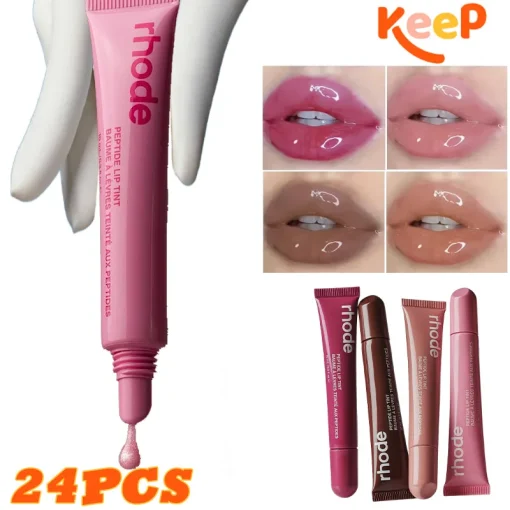 4 Tonos Labial Transparente Brillo Labial