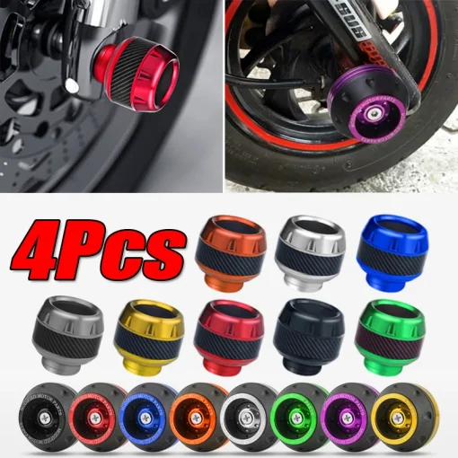 4 Uds. Slider horquillas delanteras anticaídas moto