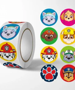 500 pegatinas Paw Patrol infantiles