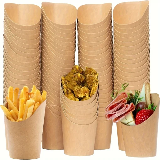 50Pcs de Papel para Papas Fritas