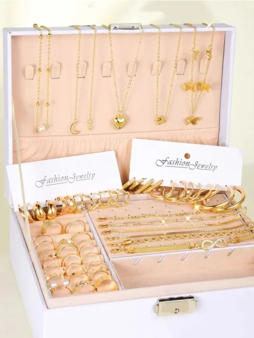 57 Piezas Set Joyería Mujer Combinaciones