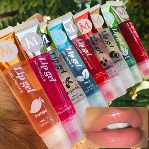 6 Uds. Juego, brillo de labios transparente hidratante